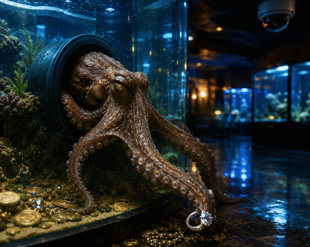 The Matter of the Pilfering Cephalopod